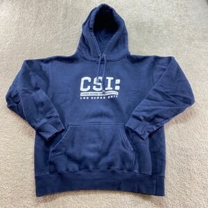 CH Apparel CSI Las Vegas Unit Hoodie Mens Medium Blue Crime Scene Investigation